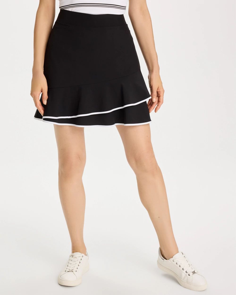 Zenergy® UPF Contrast Tulip Hem Skort | Chico's